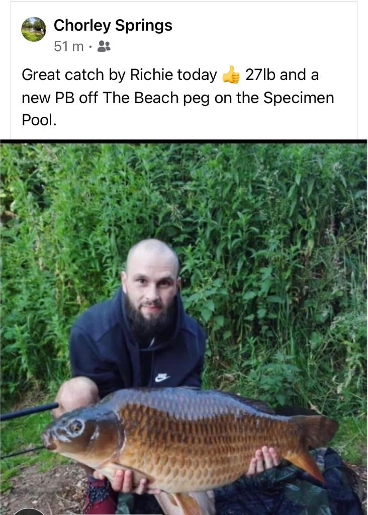 Catch @ 06/2022 @ ChorleySprings